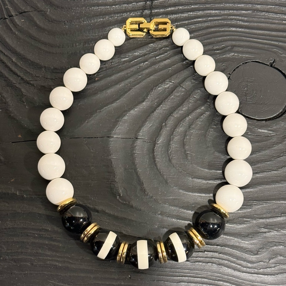 SOLD Authentic Vintage 70’s Givenchy Beaded Necklace